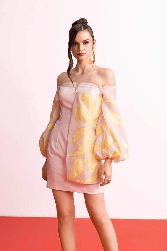 Petal Bloom Mini Dress