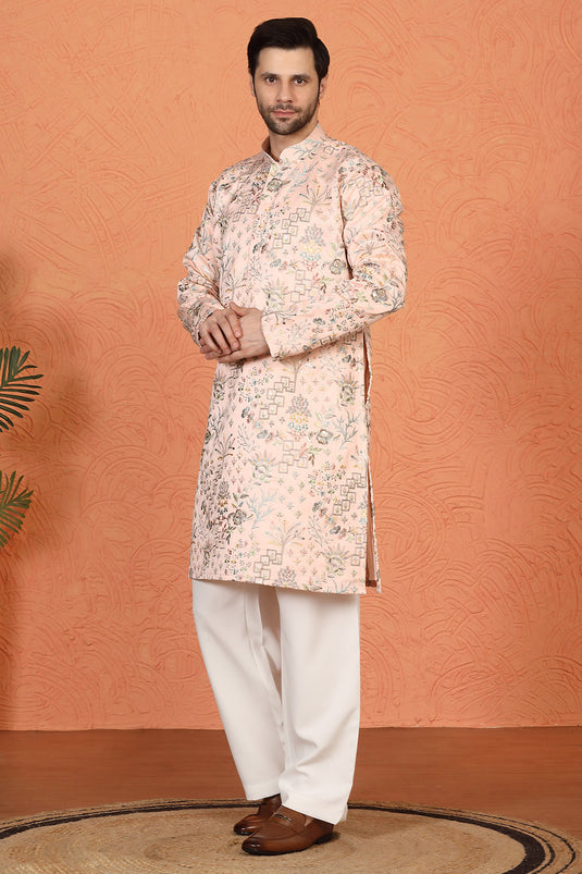 Phool Jahaan All Over Embroidered Kurta with Loose Fit Parallel Pants
