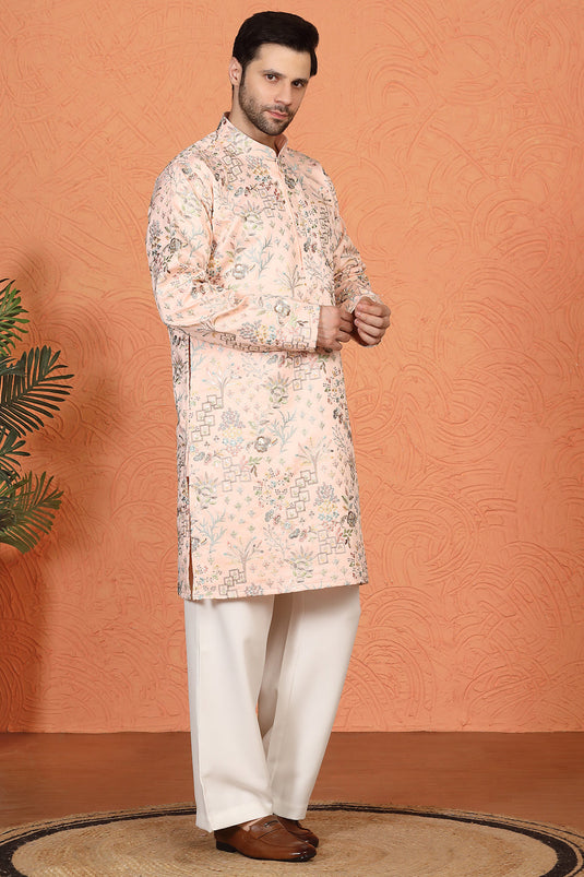Phool Jahaan All Over Embroidered Kurta with Loose Fit Parallel Pants