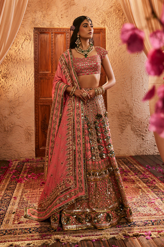 Pink Lehenga Set