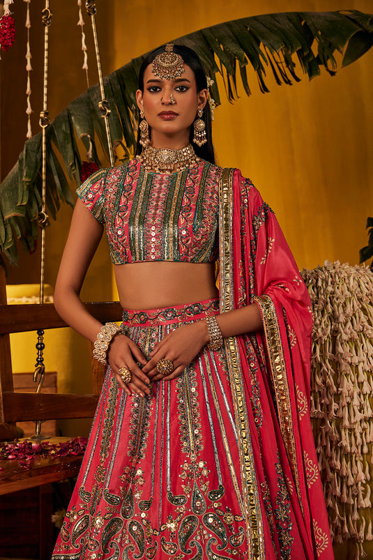 Pink Lehenga Set