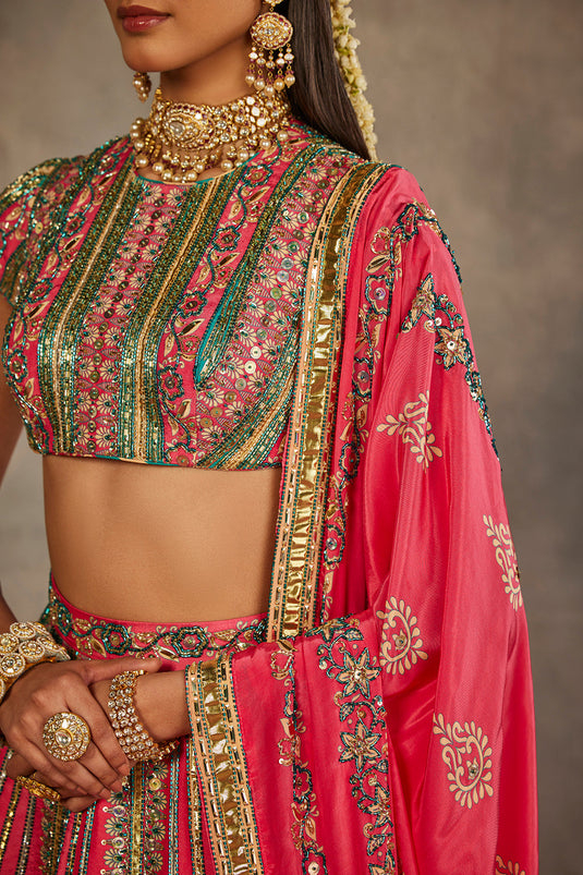Pink Lehenga Set