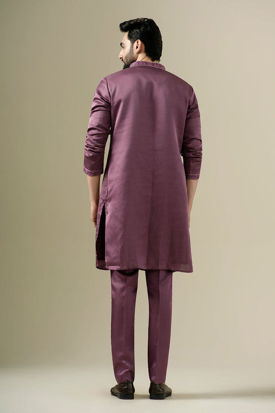 Plum Harmony Kurta Set