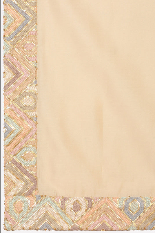 Prafullit Embroidered Kurta with Loose Fit Back Elastic Parallel Pants And Dupatta
