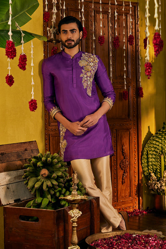 Purple Kurtas