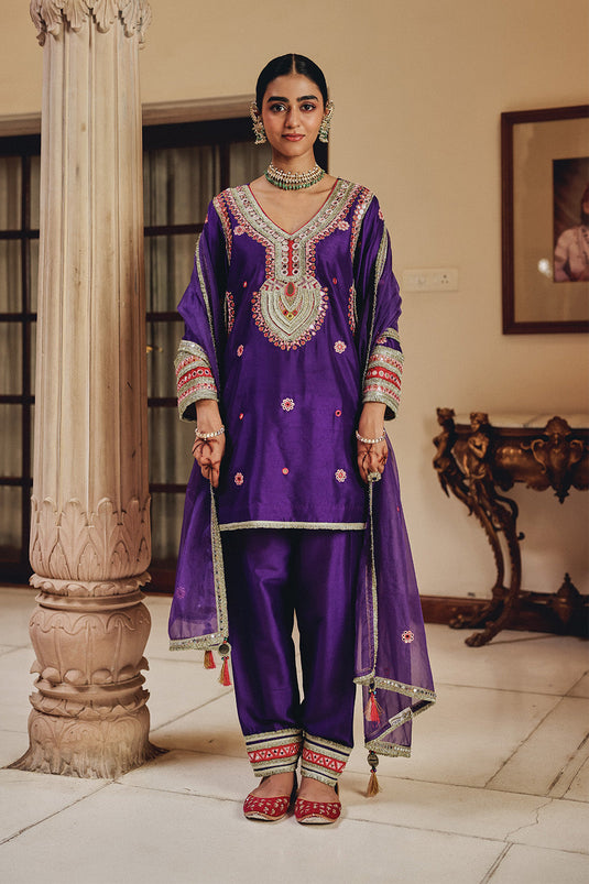 Purple Sahar Salwar Set