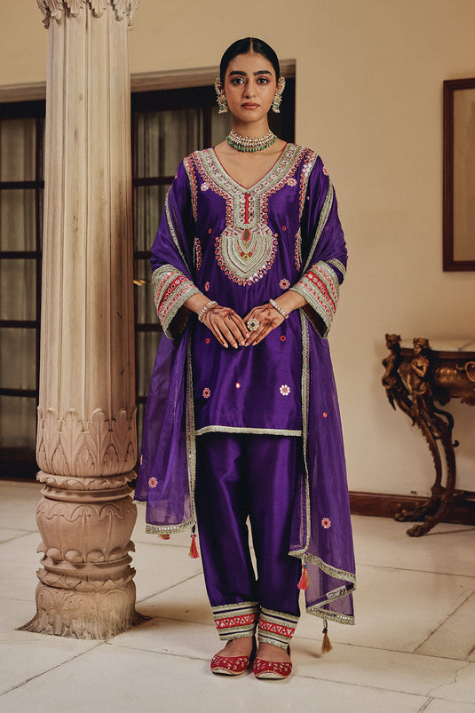 Purple Sahar Salwar Set