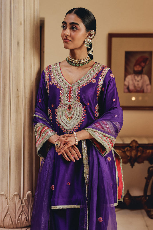 Purple Sahar Salwar Set