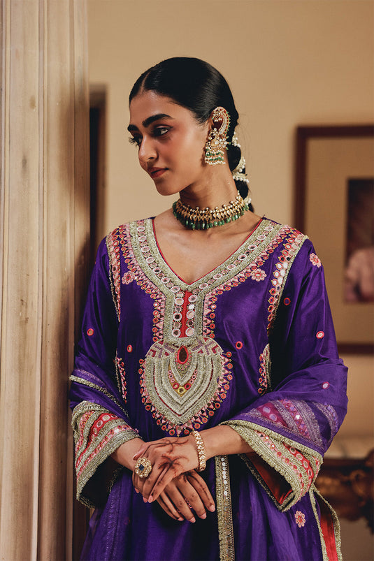 Purple Sahar Salwar Set