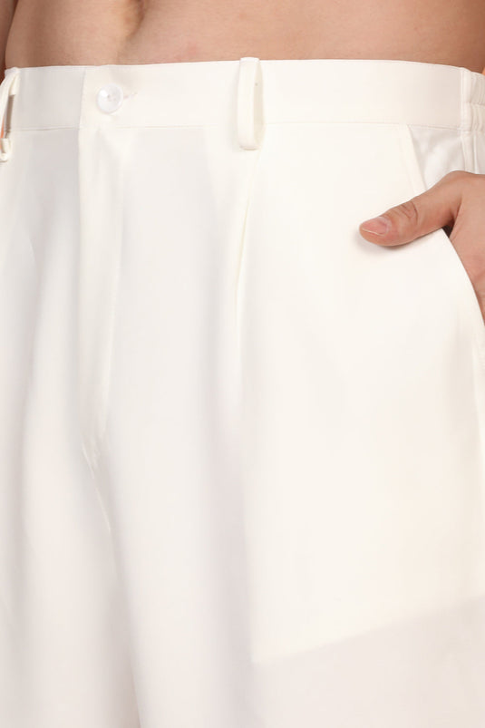 Raas Mirror Embroidered Kurta with Loose Fit Parallel Pants And Dupatta
