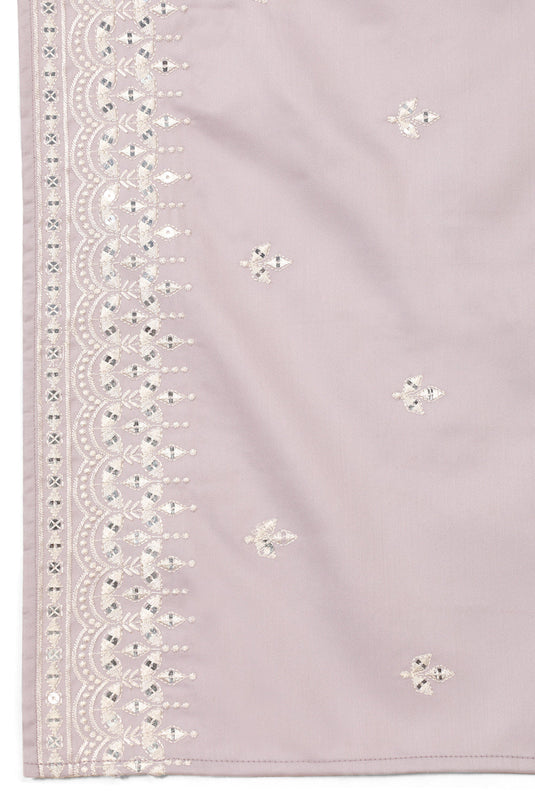 Raas Mirror Embroidered Kurta with Loose Fit Parallel Pants And Dupatta
