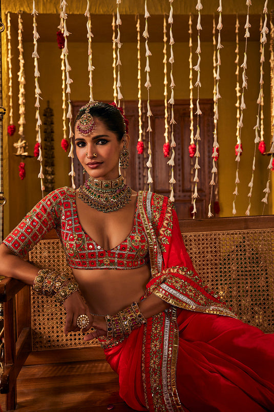 Red Sarees