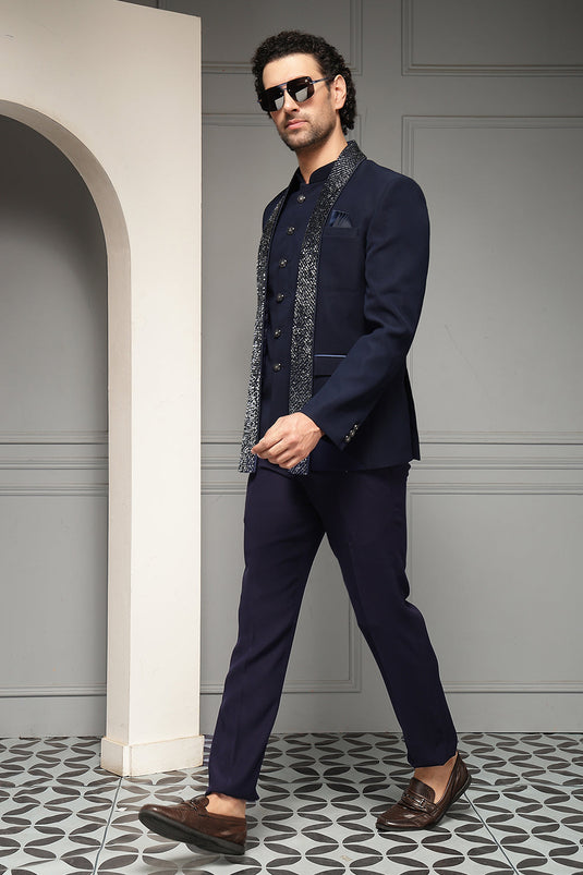 Regal Midnight Scarf Set