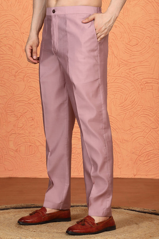 Saaheb Embroidered Kurta with Back Elastic Matching Pants
