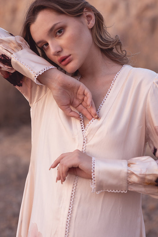 Serene Garden Midi Dress