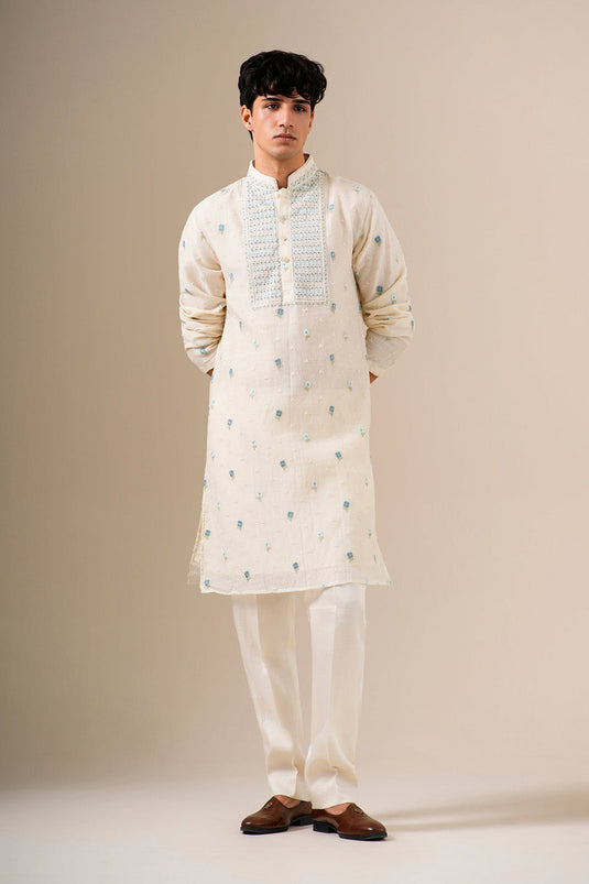 Sky Petal Kurta Set