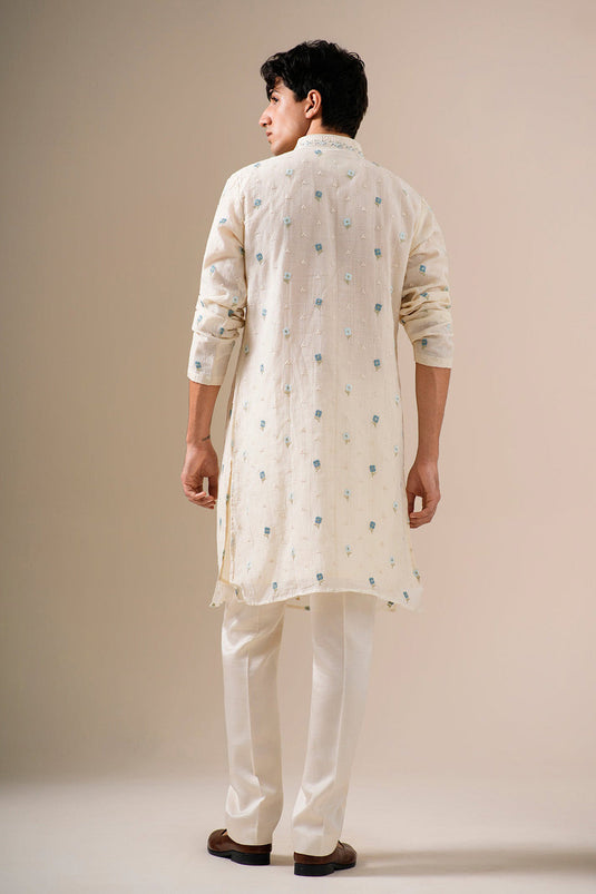 Sky Petal Kurta Set
