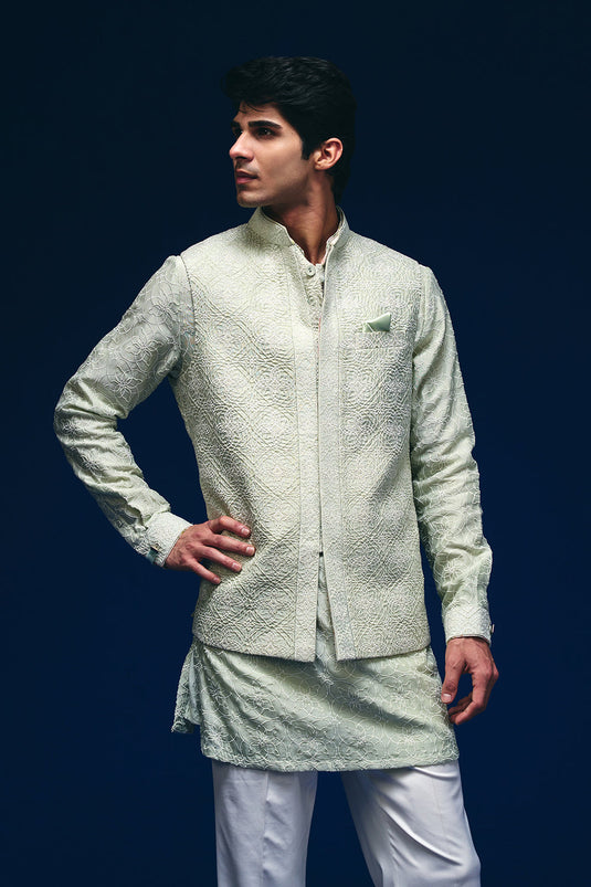 Spirograph Nehru Jacket Set