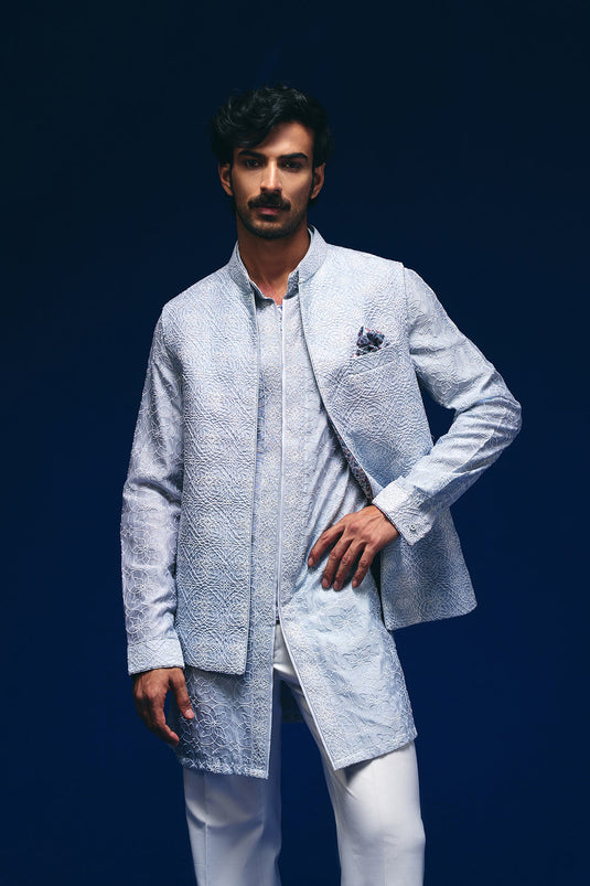 Spirograph Nehru Jacket Set
