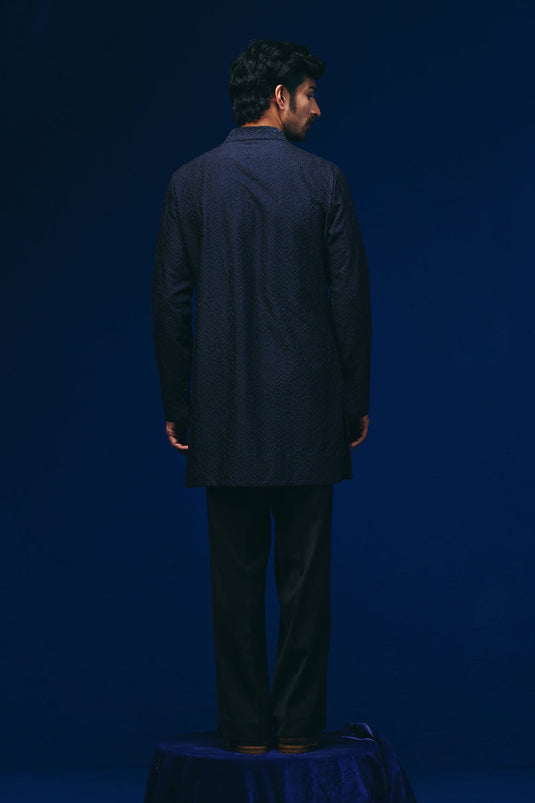 Tribal Knots Front Open Kurta