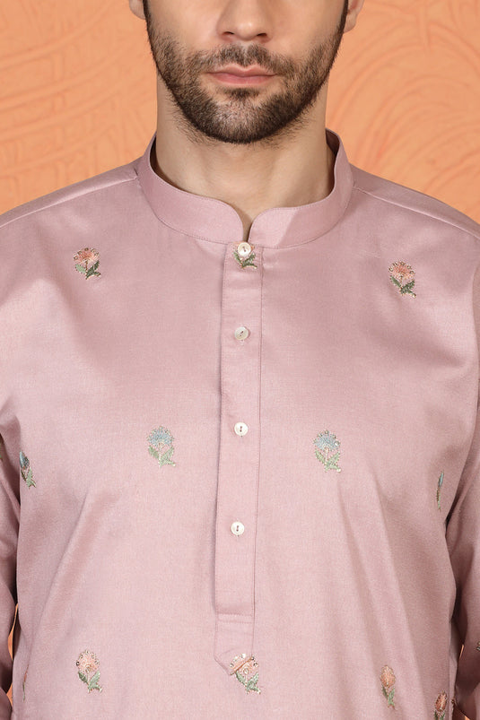 Upwan Utsav Embroidered Kurta with Loose Fit Parallel Pants
