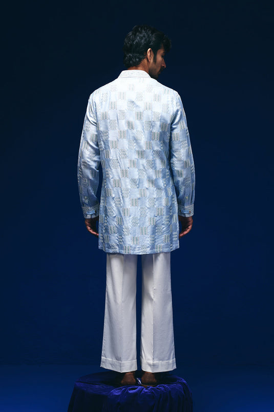Vector Front Open Kurta Set