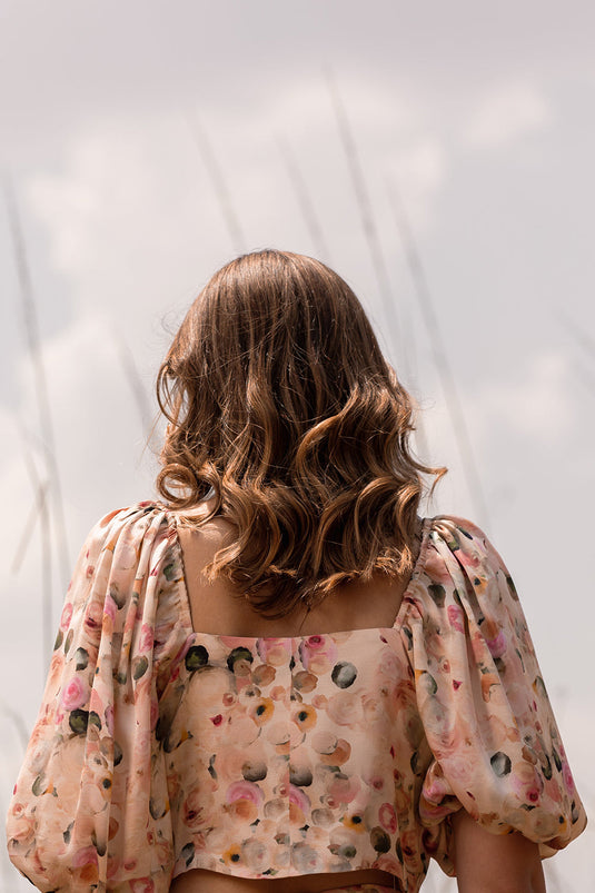 Whispering Pastels Crop Top