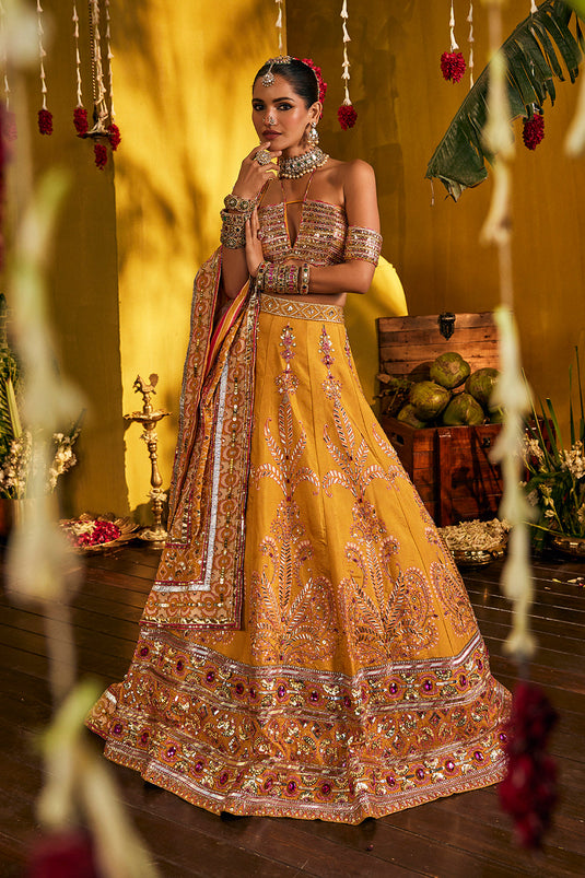Yellow Lehenga Set