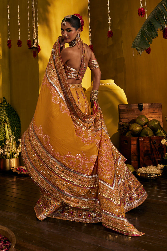 Yellow Lehenga Set