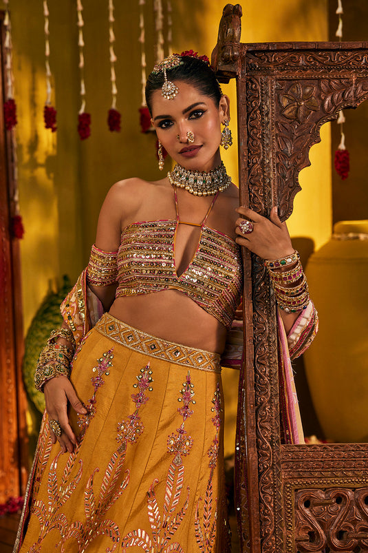 Yellow Lehenga Set