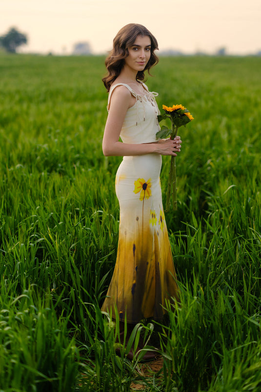 Yellow Meadow Skirt