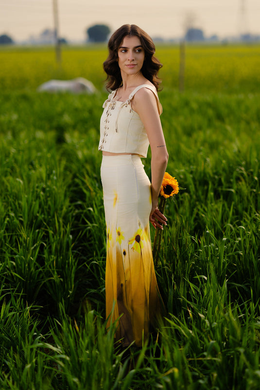 Yellow Meadow Skirt