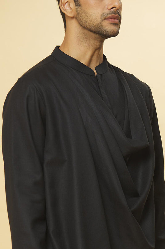 Tatvam Mahotsav Cotton Solid Kurta & Pyjama Set