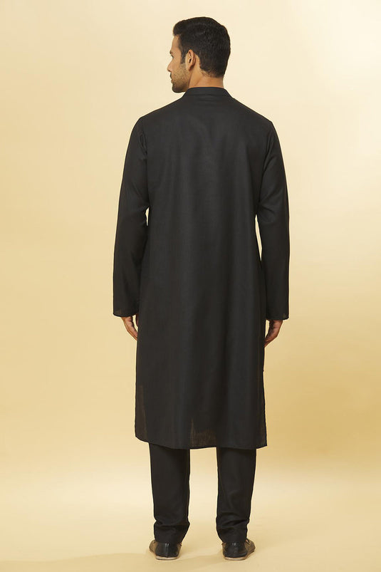 Tatvam Aapno Cotton Solid Kurta & Pyjama Set
