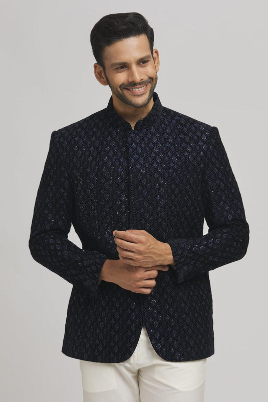 Heera Embroidered Bandhgala