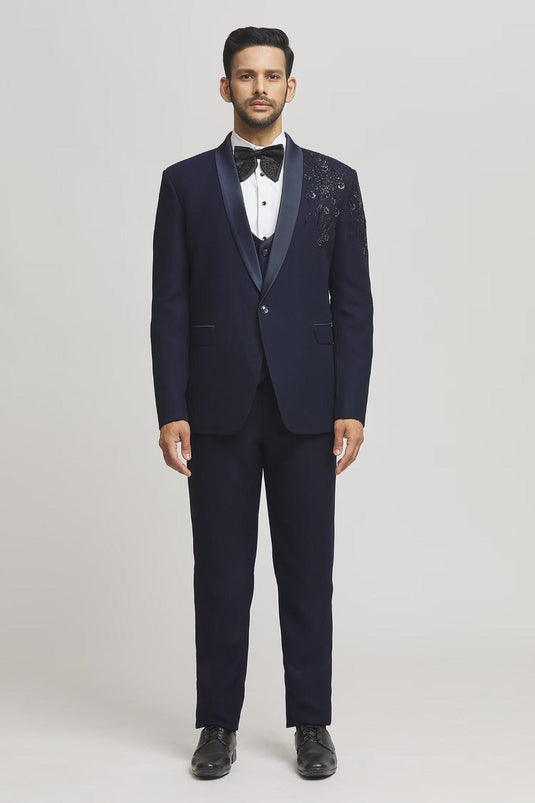 Eden Floral Embellished Tuxedo Pant Set