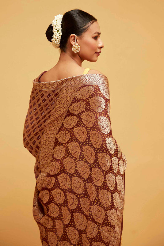WINE Traditional banarasee saree