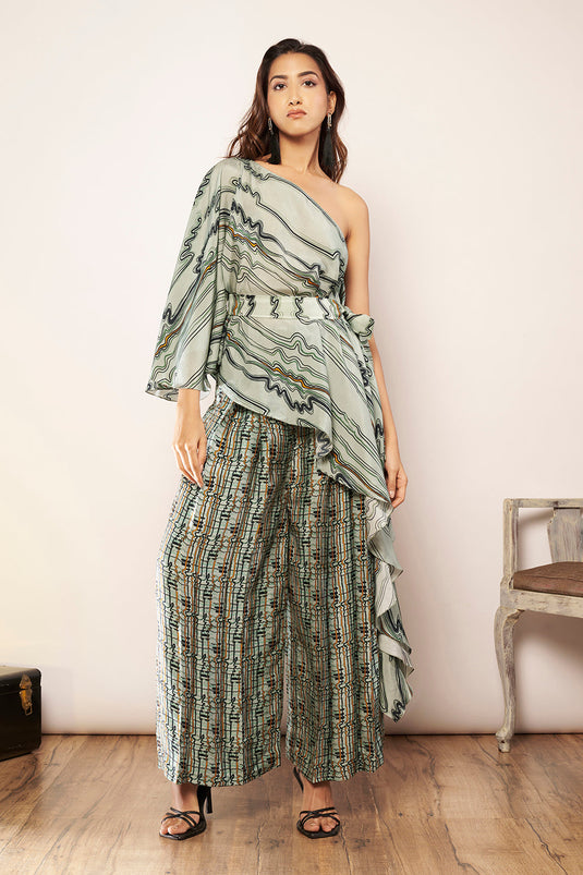 Pleated Pants