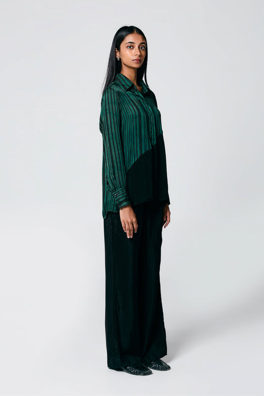 Diagonal shirt coord