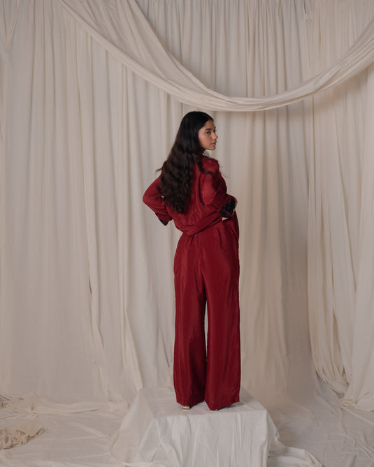 Embroidered Cuff Coord