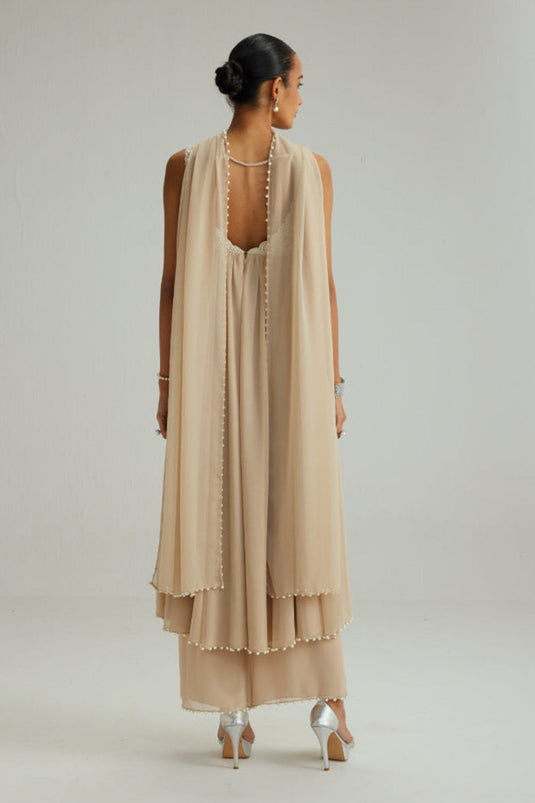 Light Beige Kurta Set