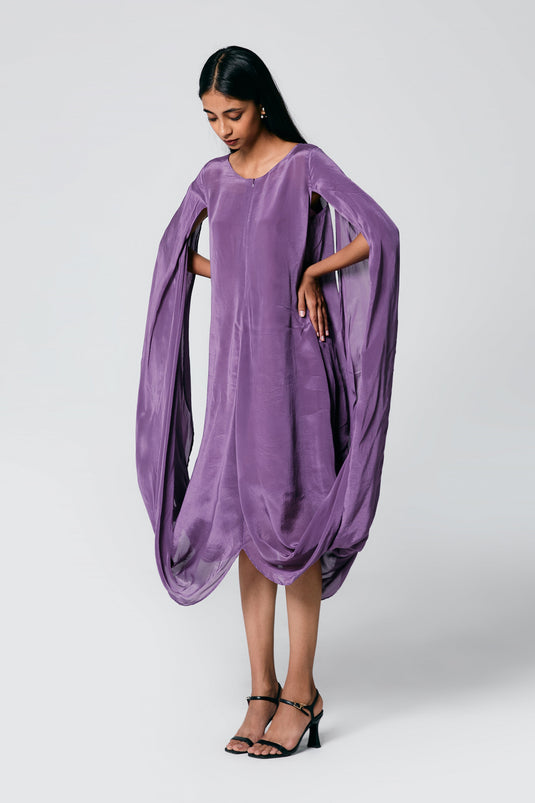 Double Cowl Dress