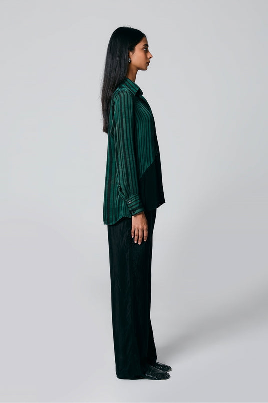 Diagonal shirt coord