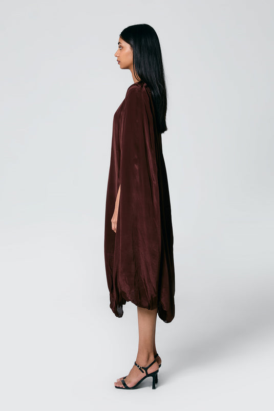 Double Cowl Dress
