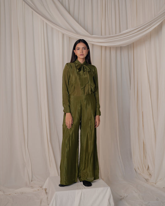 Pleated Shirt Co-ord