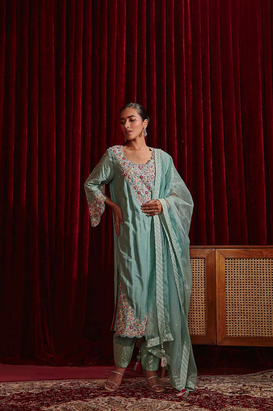 RIWAAZ - SEA GREEN