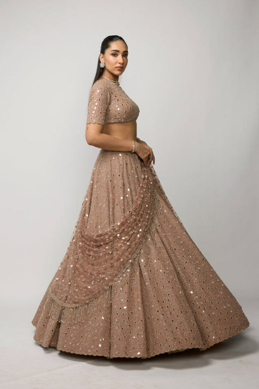 Bronze Ros� Lehenga Set