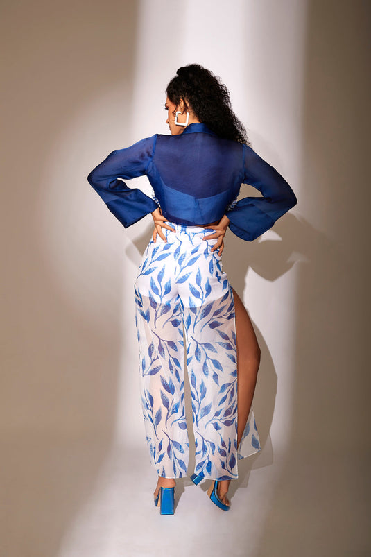 Blue Co-Ord with Jacket