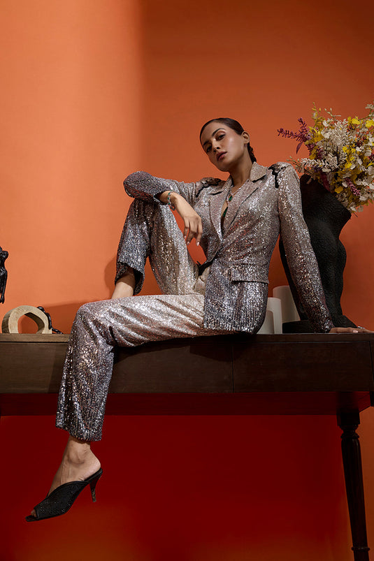 Ombré Blazer Co-Ord Set