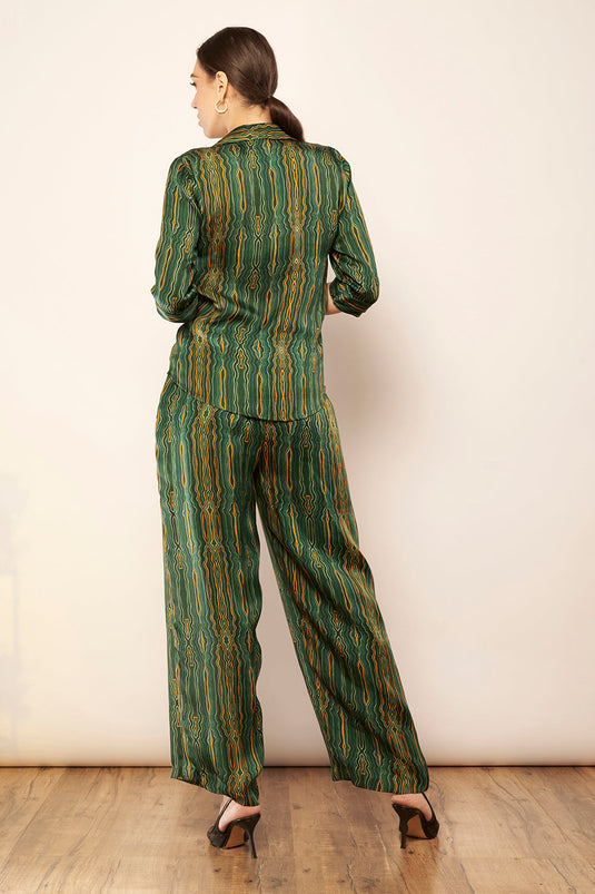 Silk Straight Pants
